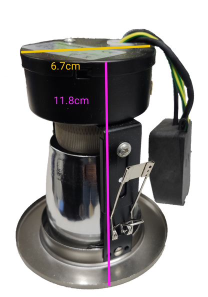 Philips 2 1/2" Recessed Downlight E27 Nickel Satin Border