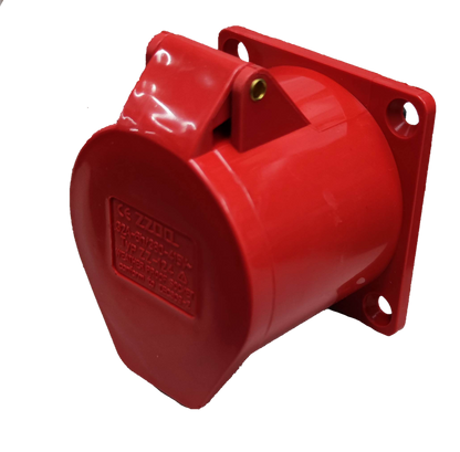 Grippes 32A 3P+E Industrial Outlet 6h 380-415V (4 Pins) Chassis Type 324  IEC309-2