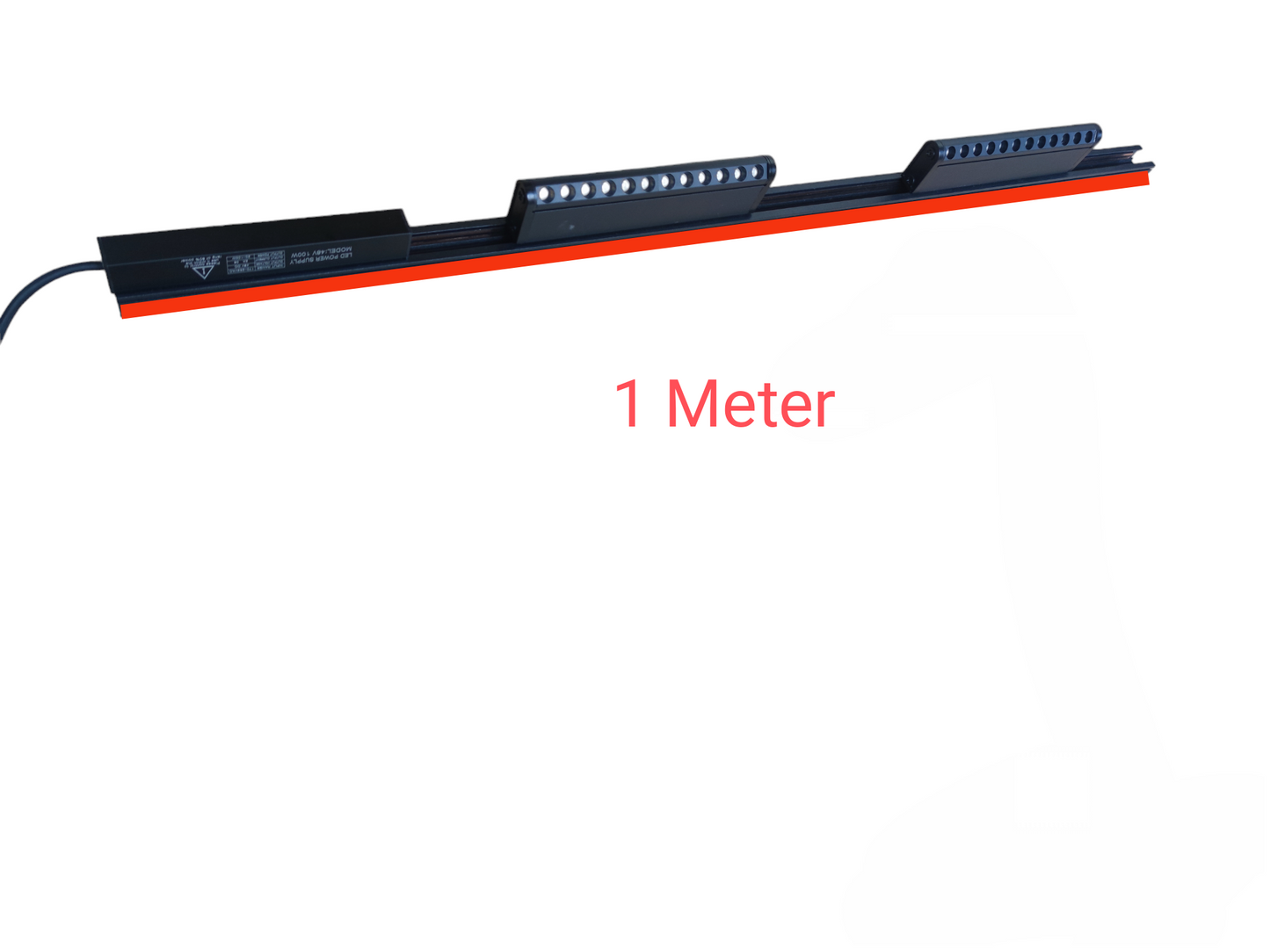 ILLUMIQ TERRA Magnetic Track Light 1 Meter 26mm 2pc 12W LED Rotary Grille Track Light 220V Cool White 4000K