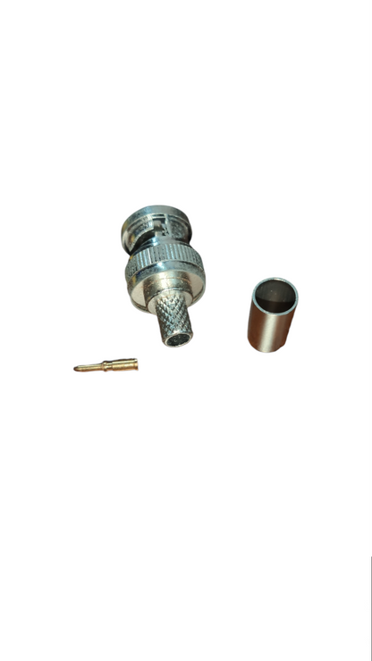 Local BNC Connector Male RG59 Crimp Type