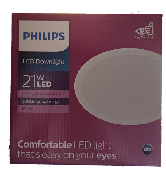 Philips LED Downlight 21W Cool Daylight 220V (7.4") Philips 59469 Meson 6500K