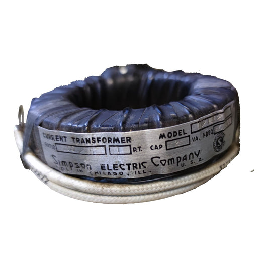 Simpson Current Transformer 100:5, 100A:5A Single Core Current Transformer, 100:5A Current Transformer Donut Type 111297