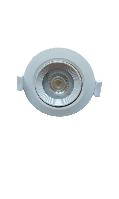 Ecolum 5W Daylight Tiltable Recessed Downlight 3.5 inch 220V 6500K 3.5" LED Downlight Swivel 220V 6500K Flush
