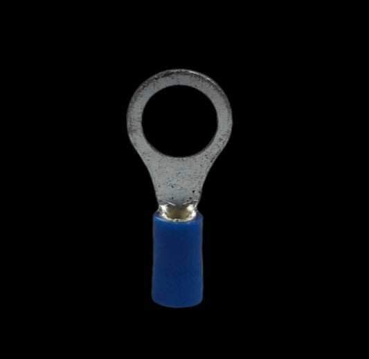 Local Terminal Lugs Ring Type Blue Insulation 3.5mm (10Pcs + 10Pcs Free) , Ring Terminal Lugs,  Round Terminal Lugs