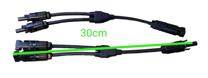Grippes MC4 Connector 1x2 with Wire IP 67