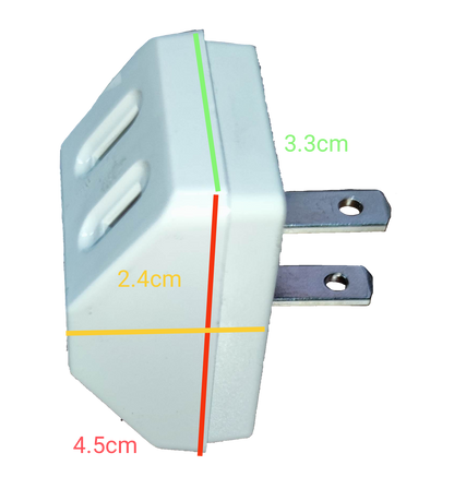 Omni Octopus Plug 1-2 Gang Adaptor Plug 10A 250V WDA-002