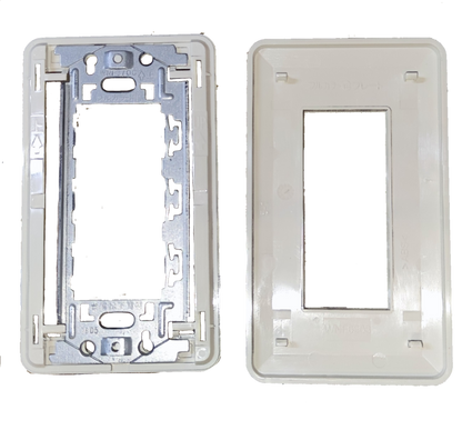 Panasonic 3 Gang Plate Full Color Series, 3 Gang Face Plate, 1 Gang 3 Device  WNF6203W-8