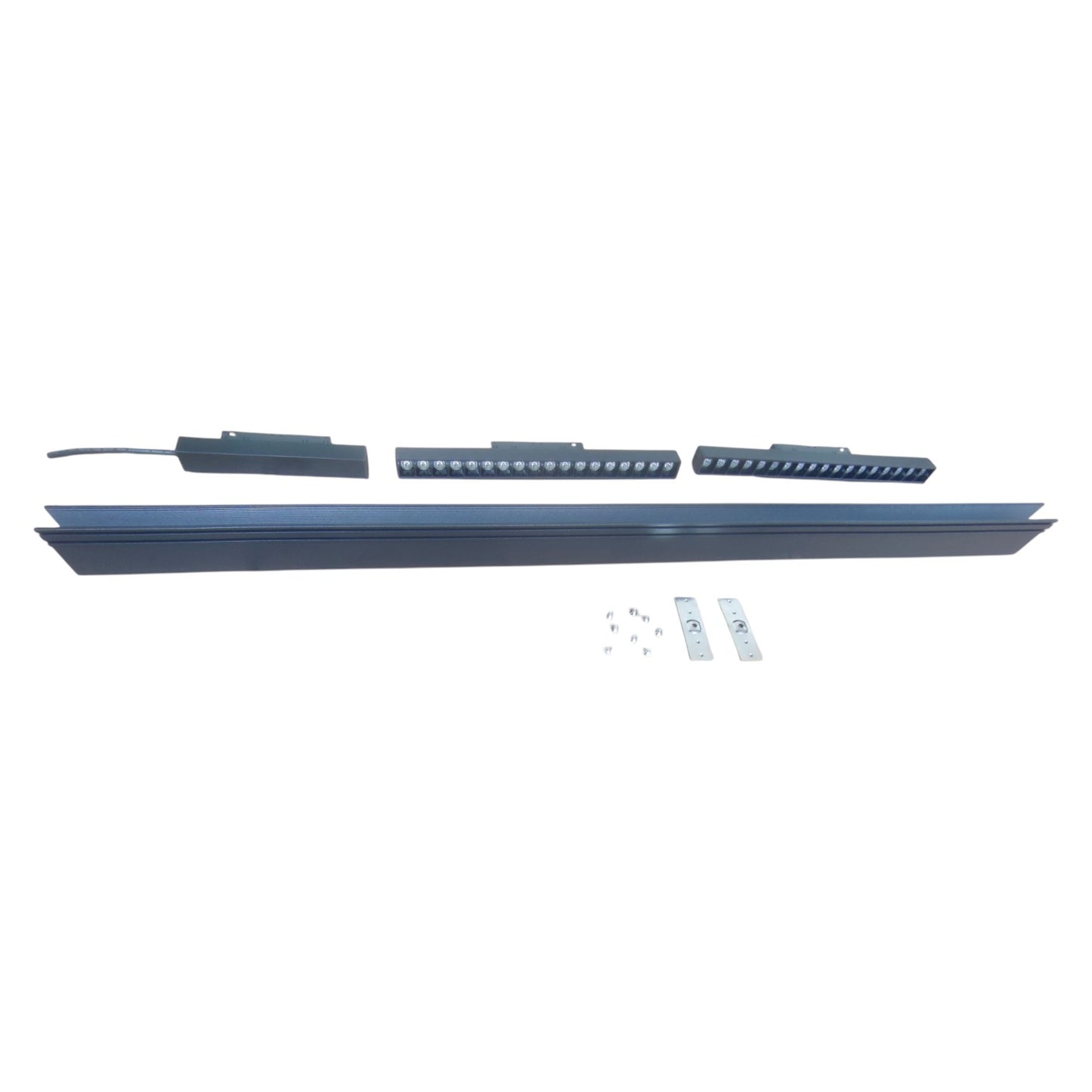 Magnetic Track Light 1 Meter 50mm with 2Pcs 18W LED Grille Track Light 220V Daylight 6500K ( ILLUMIQ TERRA)