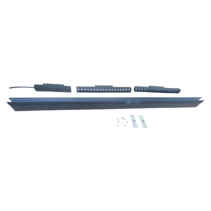 Magnetic Track Light 1 Meter 50mm with 2Pcs 18W LED Grille Track Light 220V Daylight 6500K ( ILLUMIQ TERRA)