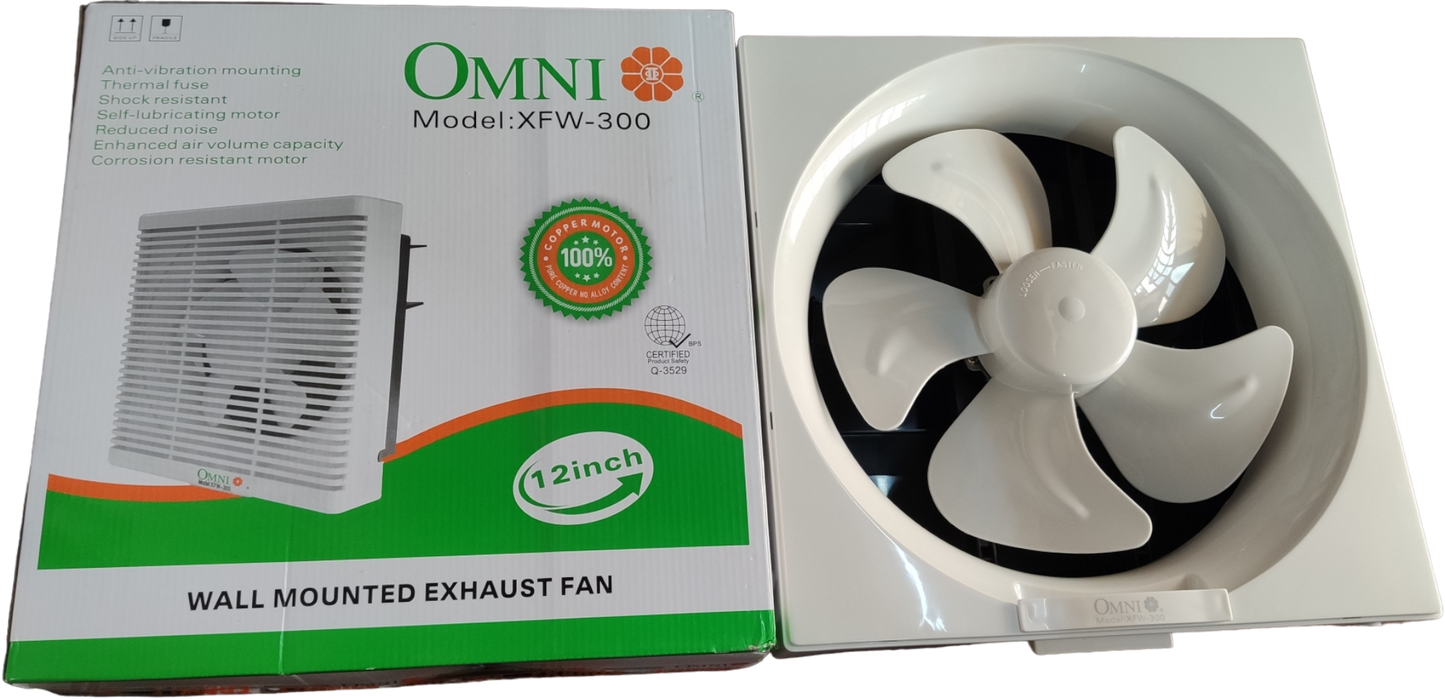 Omni Exhaust Fan 12"Wall Type, Exhaust Fan 12 Inches 220V
