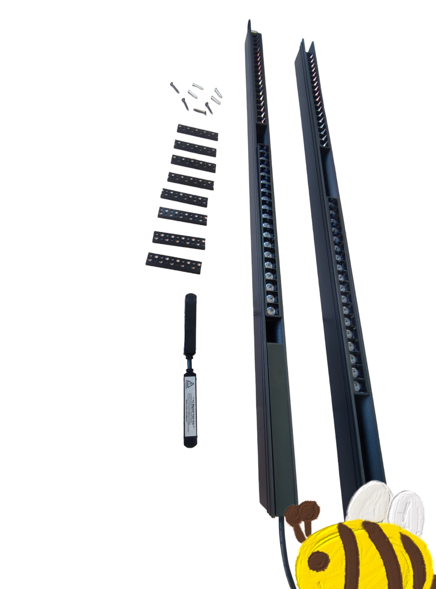 ILLUMIQ TERRA Magnetic Track Light 2 Meters 50mm with 4pcs 18W LED Grille Track Light 220V Daylight 6500K 20 Series