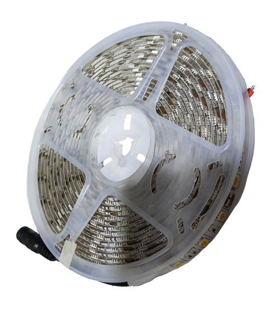 LED Strip Light with Protective Cover 12V DC 5 Meters Per Roll for Cove Lighting Daylight 6500K