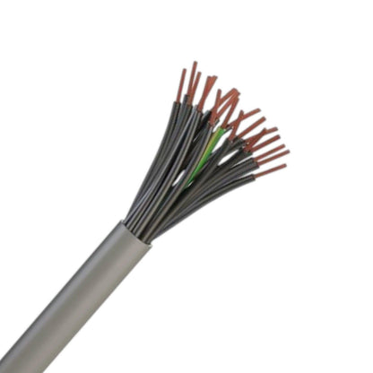 Helukabel Control Cable 1.0mm  AWG 18 Un-Shielded Available in  25, 18, 12, 7,  6,  5, 4, 3 and 2 Cores, in Different Lengths 300V AC / 500V AC Oil Resistant, Flame Retardant VDE 0482-332-1-2 IEC 60332-1-2, Class 5