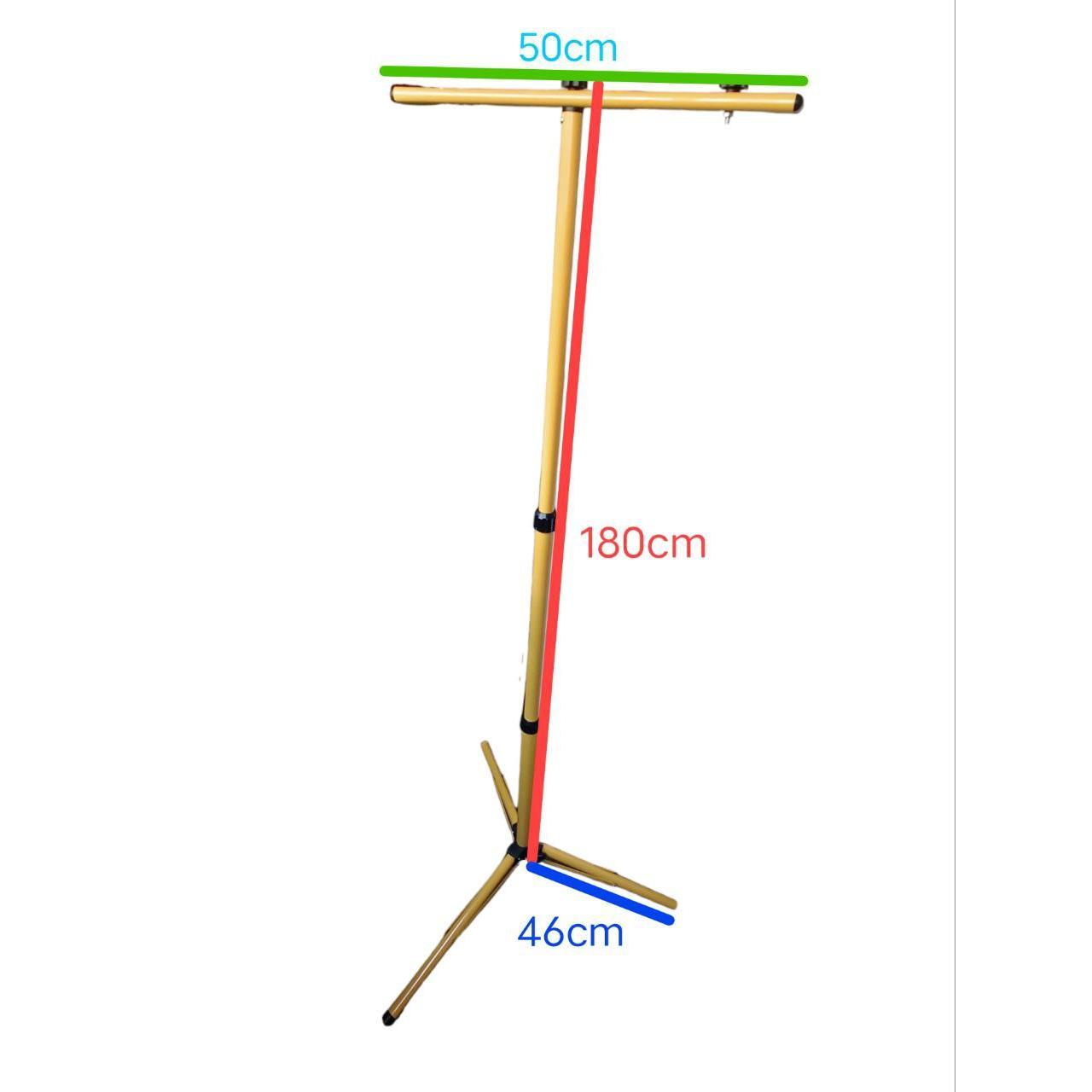 Flood Light Stand 2 Meter 2Head, Flood Light Tripod, Telescopic Tripod Stand ONLY