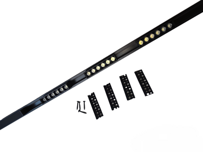 Magnetic Track Light 1 Meter with 3pcs 6W Grille Type Warm White with 100W Power Supply 220V ( ILLUMIQ TERRA) 26mm Track