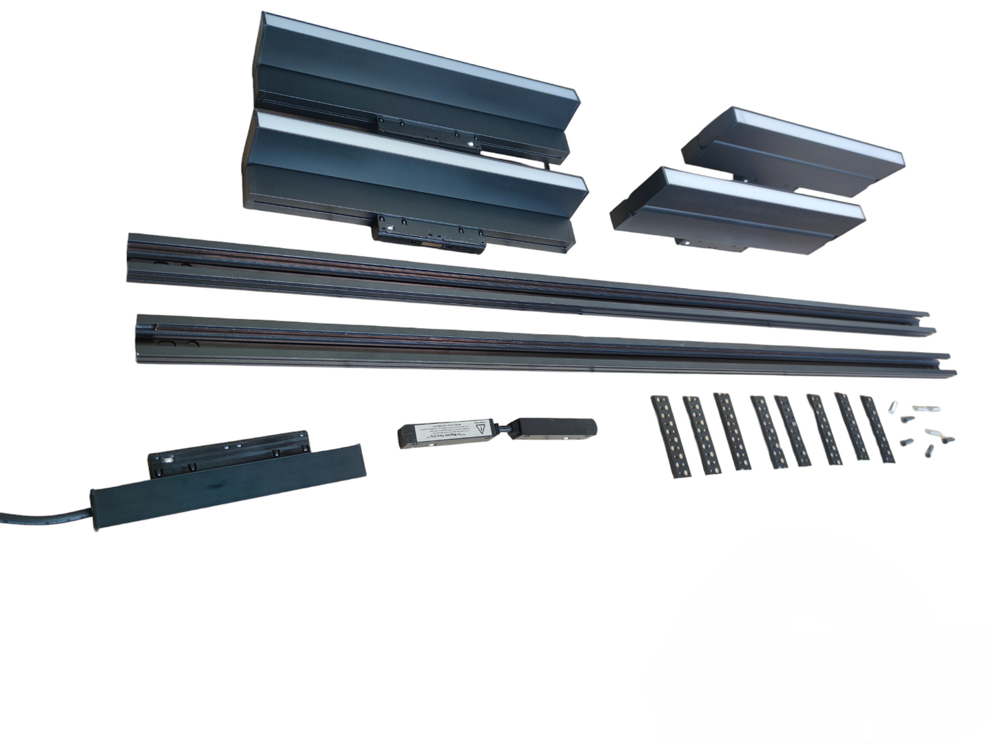 Magnetic Track Light 2 Meters 26mm with 4pcs 18W LED Foldable Flood Track Light 220V Daylight 6500K ( ILLUMIQ TERRA)