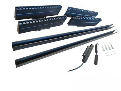 Magnetic Track Light 2 Meters 50mm with 4pcs 18W LED Foldable Grille Track Light 220V Daylight 6500K ( ILLUMIQ TERRA)