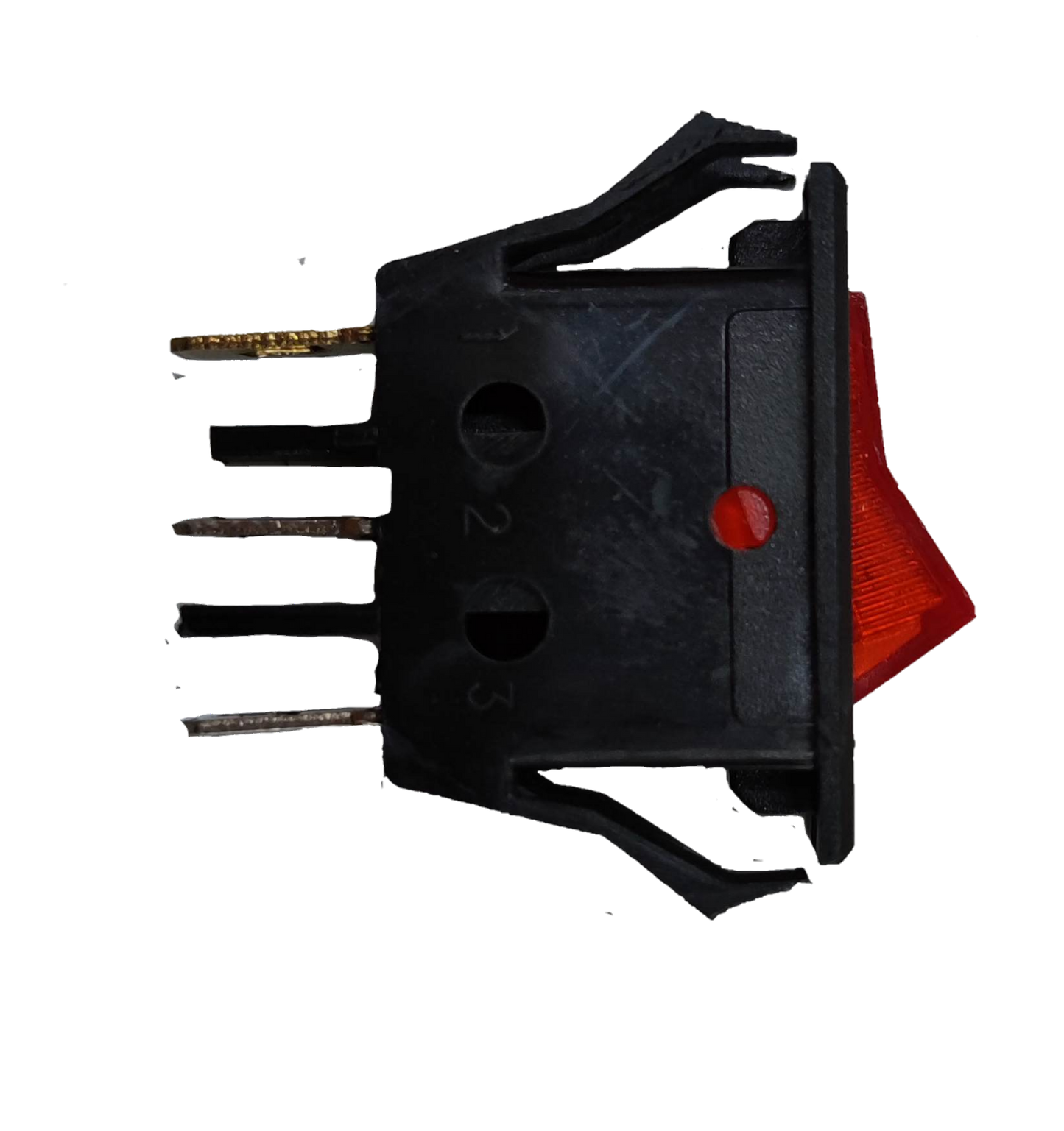 Rocker Switch 5A 125V Red Indicator SPST,