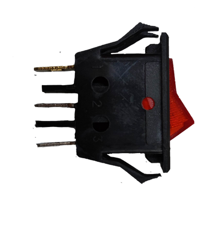 Rocker Switch 5A 125V Red Indicator SPST,