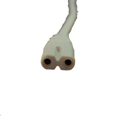 Local T-5 AC Cord Connector End to End (2Pins) Double Insulation 25cm, T5