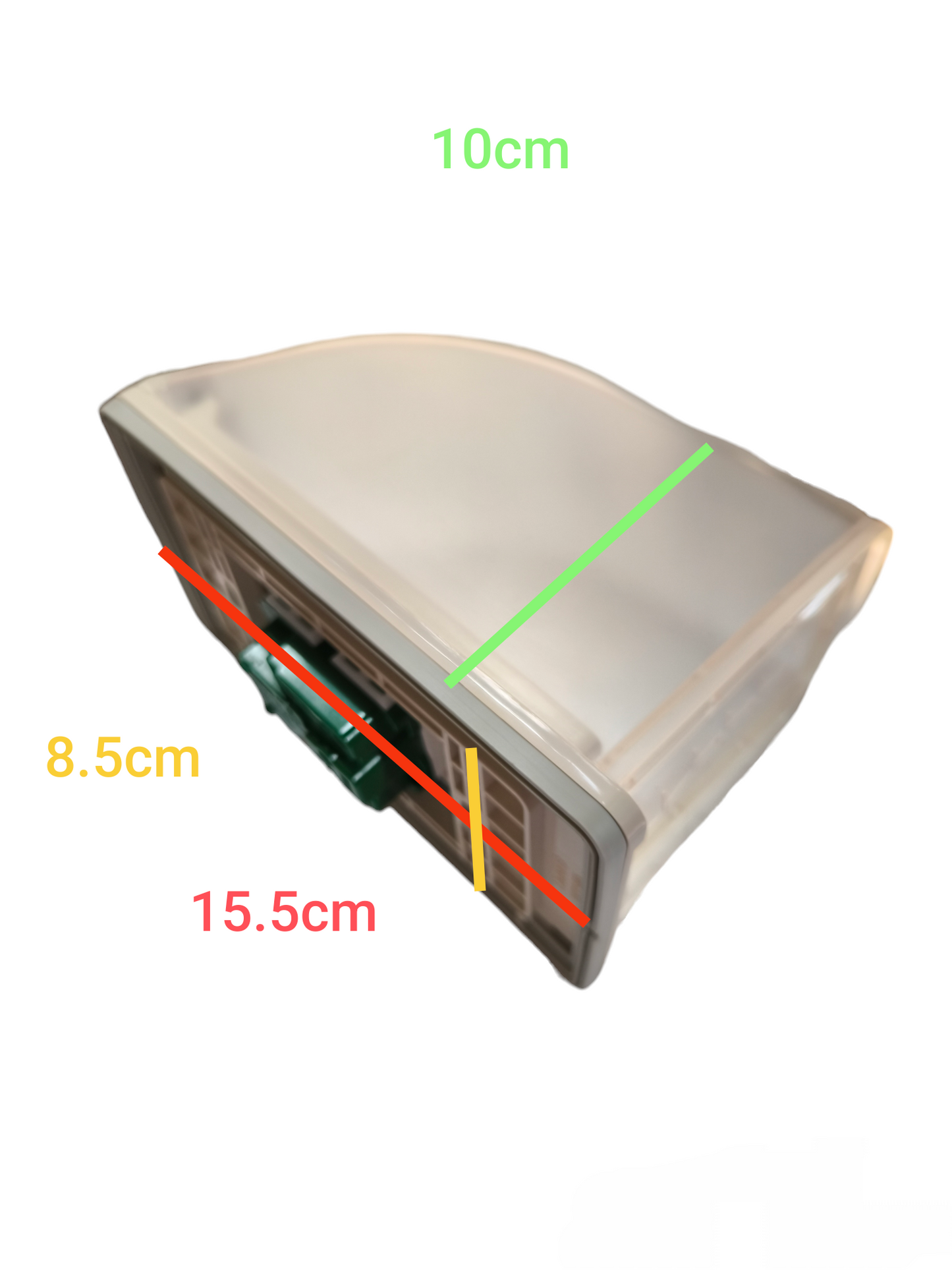 Omni Weatherproof Universal Outlet with Ground 15A 220V and Stainless Plate Cover WPP-605+WWP-111S+WWG-203
