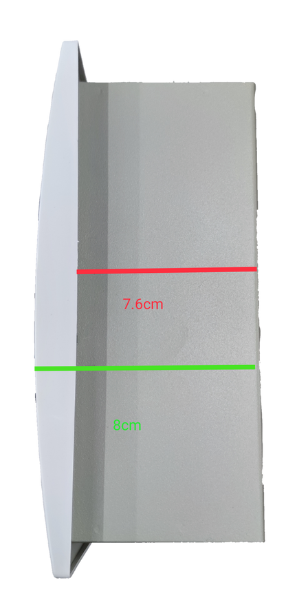 Royu 12 Ways Distribution Box Flush-Mount Type Metal Base