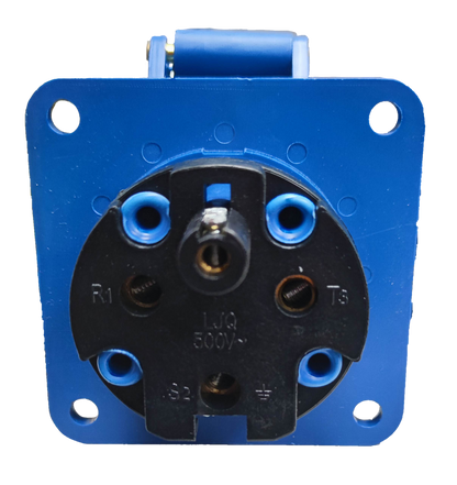 Grippes 63A 2P+E  Industrial Outlet 220V 6h Chassis Type (3P) # 333 IEC60309-2
