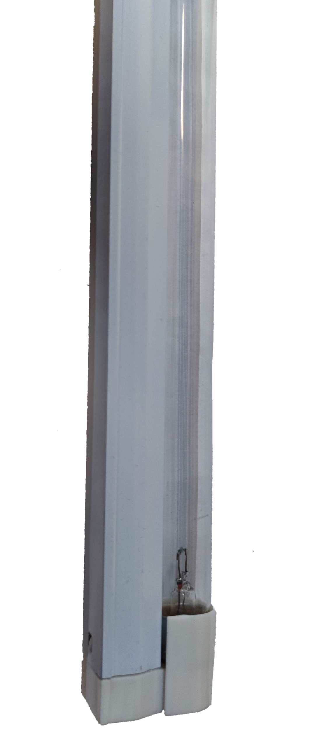 Denko 8W UV-C germicidal lamp with fixture black light bulb for sterilization and disinfection