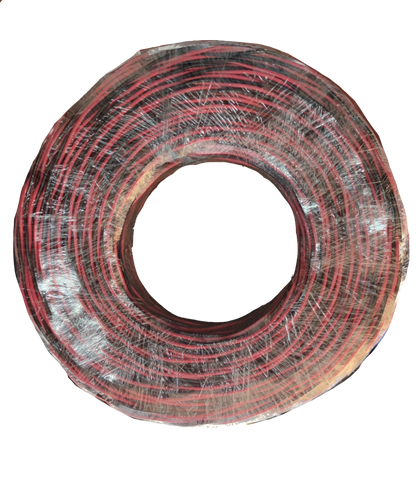 Philflex TF Wire AWG 18/2 (0.75mm/2) Stranded (Hook Up Wire/ Thermoplastic Fixture Wire) Red/ Black Twisted Wire 150 Meters per roll