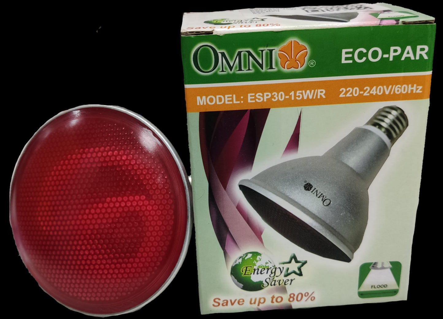 Omni Par 30 15W Red CFL E27 220V