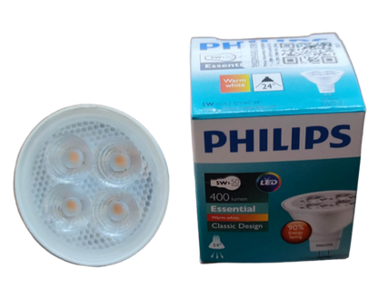 Philips 5W LED MR16 Warm White 2700K 12VDC GU5.3 Essential