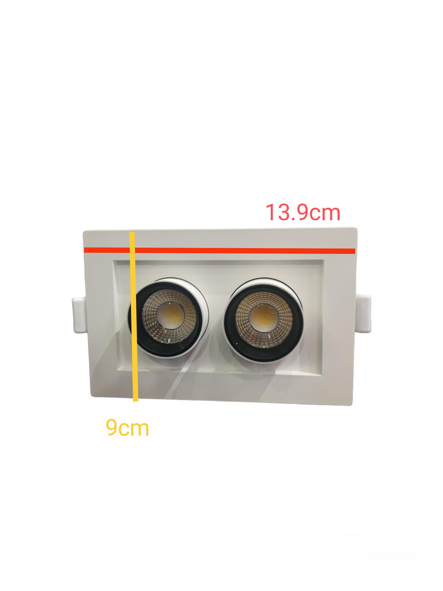 Omni 12W LED Spot Ceiling Downlight Tri- Color 220V iLLR-30D-2X6W3C