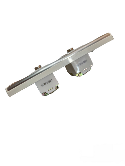 Omni 2 Gang Cable Outlet Wide Series WWP-112S+(WWV-301x2)