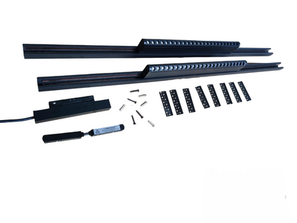 ILLUMIQ TERRA Magnetic Track Light 2 Meters 26mm with 4pcs 12W LED Rotary Grille Track Light 220V Cool White 4000K