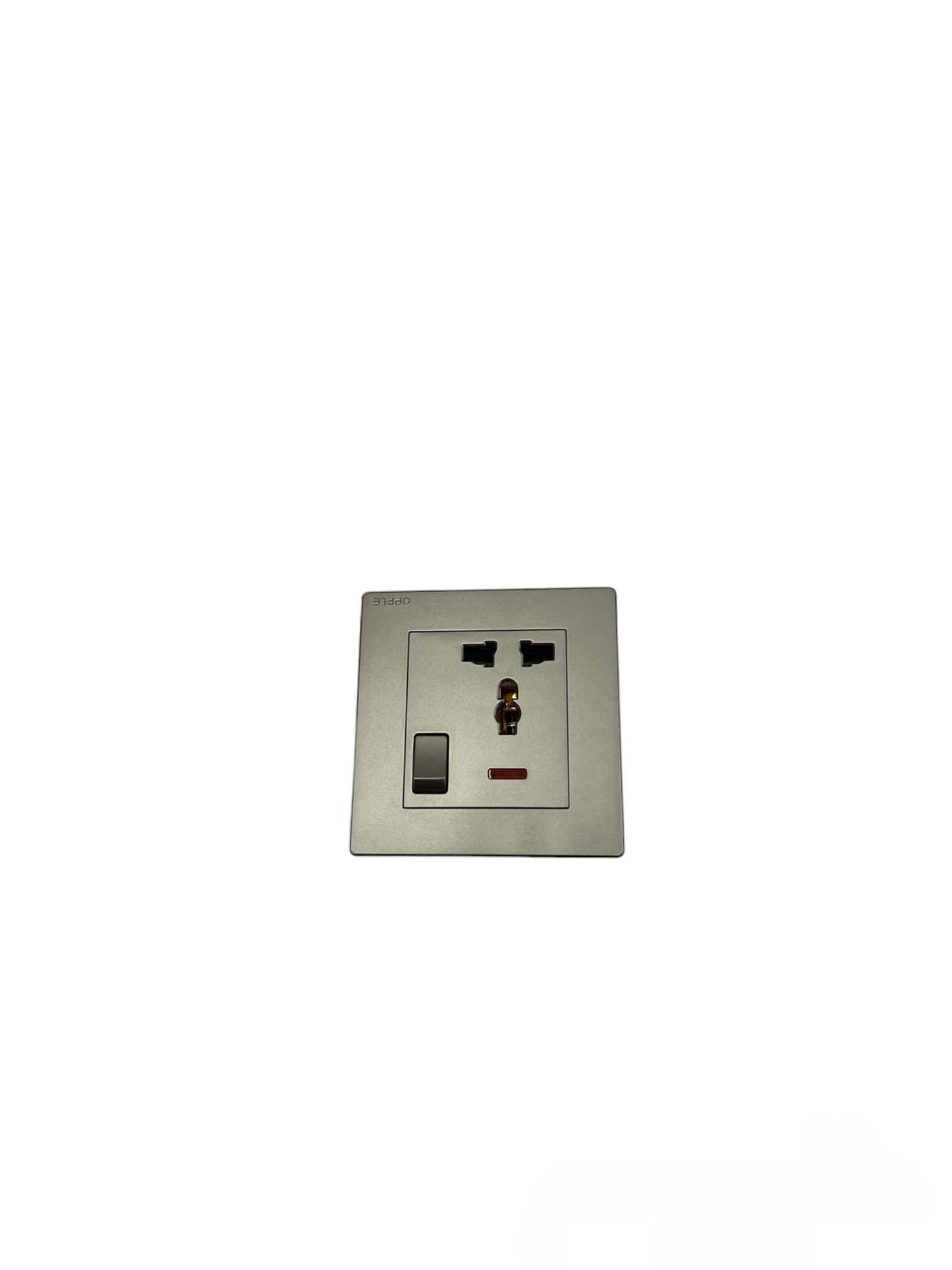 Opple Universal Outlet with Ground 16A 220V  with Indicator and Switch Control Gray 16A 220VF021691A