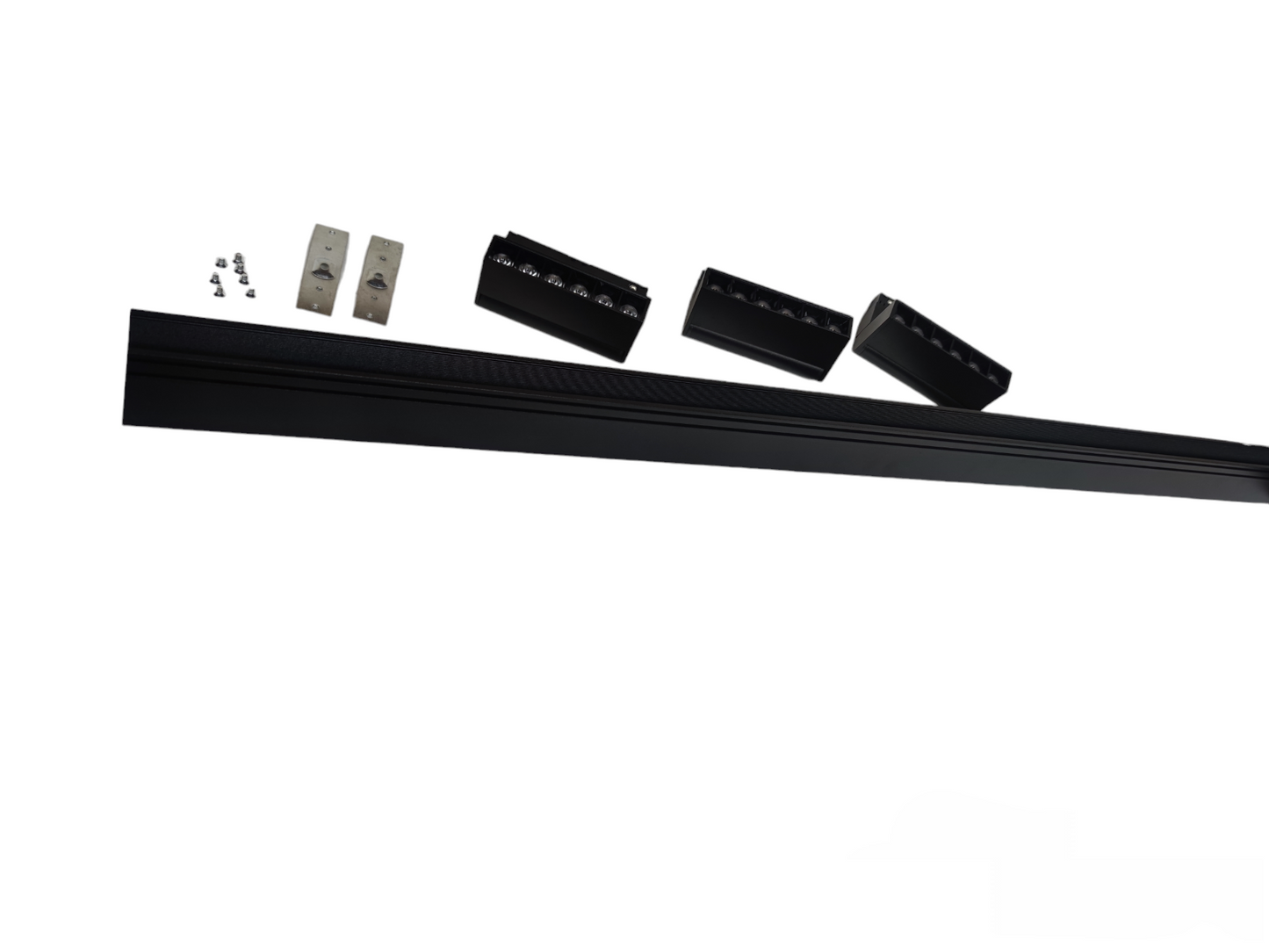 ILLUMIQ TERRA Magnetic Track Light 1 Meter 50mm with 3pcs 6W LED Foldable Grille Track Light Daylight 6500K 220V