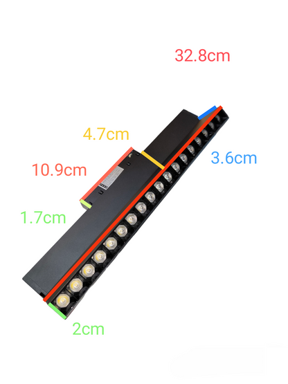 ILLUMIQ TERRA 18W LED Grilled Flood Track Light 48V (3000K)