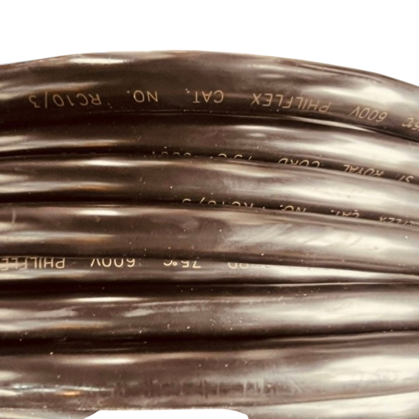 Philflex Royal Cord 5.5mm2/3C Core 600V AWG 10/3C Power Cable Perma Cord(75mtrs/Roll)