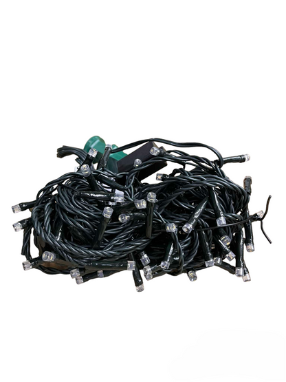 Firefly LED Christmas Light 100 LED Bulbs String Light Green Wire Steady Warm White 3000K 7 Meters 7W 220V Indoor Only  Firefly FXL1110020WW