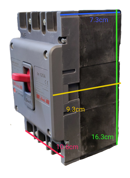 Himel 180A 3 Pole Molded Case Circuit Breaker, 180A Industrial Circuit Breaker 3 Pole 36Kaic 250V, Circuit Breakers