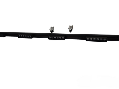 Magnetic Track Light 1 Meter with 3pcs 6W Grille Type Daylight 6500K with 100W Power Supply 220V ( ILLUMIQ TERRA) 26mm Track