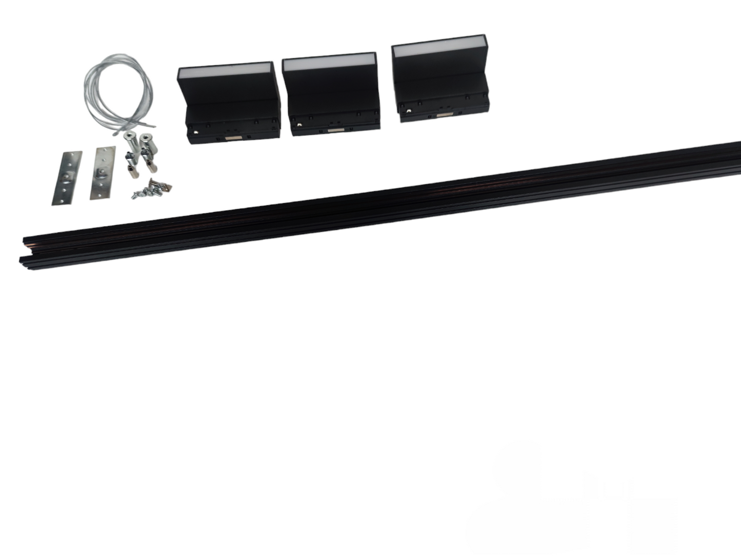 ILLUMIQ TERRA Magnetic Track Light 1 Meter 26mm with 3pcs 6W LED Foldable Flood Warm White 3000K 220V