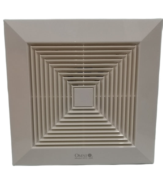 Omni Ceiling Mounted Exhaust Fan 12 inches, Duct Fan 12" 300mm 220V Bathroom Exhaust Fan, Ceiling Exhaust Fan XFC300