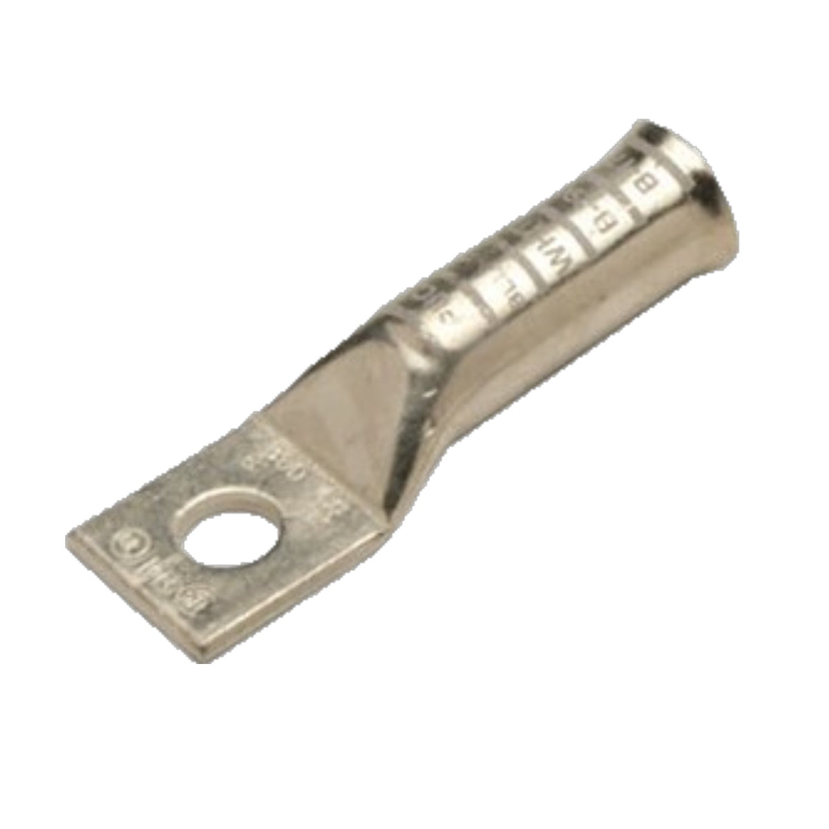 Pennunion AWG 4 Terminal Lugs 20mm Long Barrel 1/4 Stud Size Crimp Type (BBLU-4S)