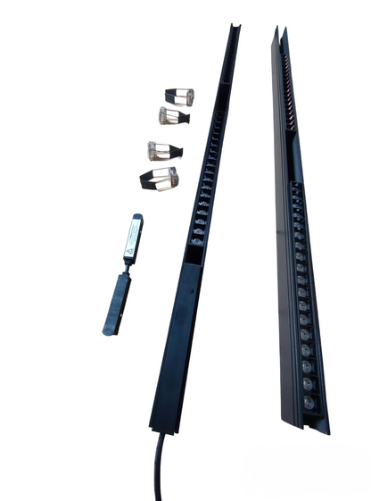 ILLUMIQ TERRA Magnetic Track Light 2 Meters 50mm with 4pcs 18W LED Grille Track Light 220V Warm White 3000K 20 Series