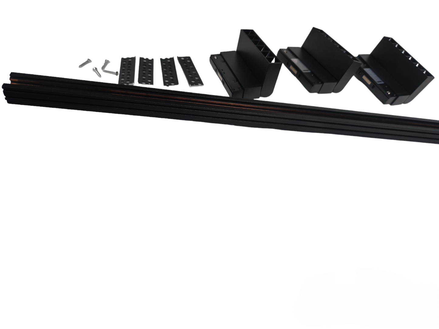 ILLUMIQ TERRA Magnetic Track Light 1 Meter 26mm with 3pcs 6W LED Foldable Grille Track Light Warm White 3000K 220V