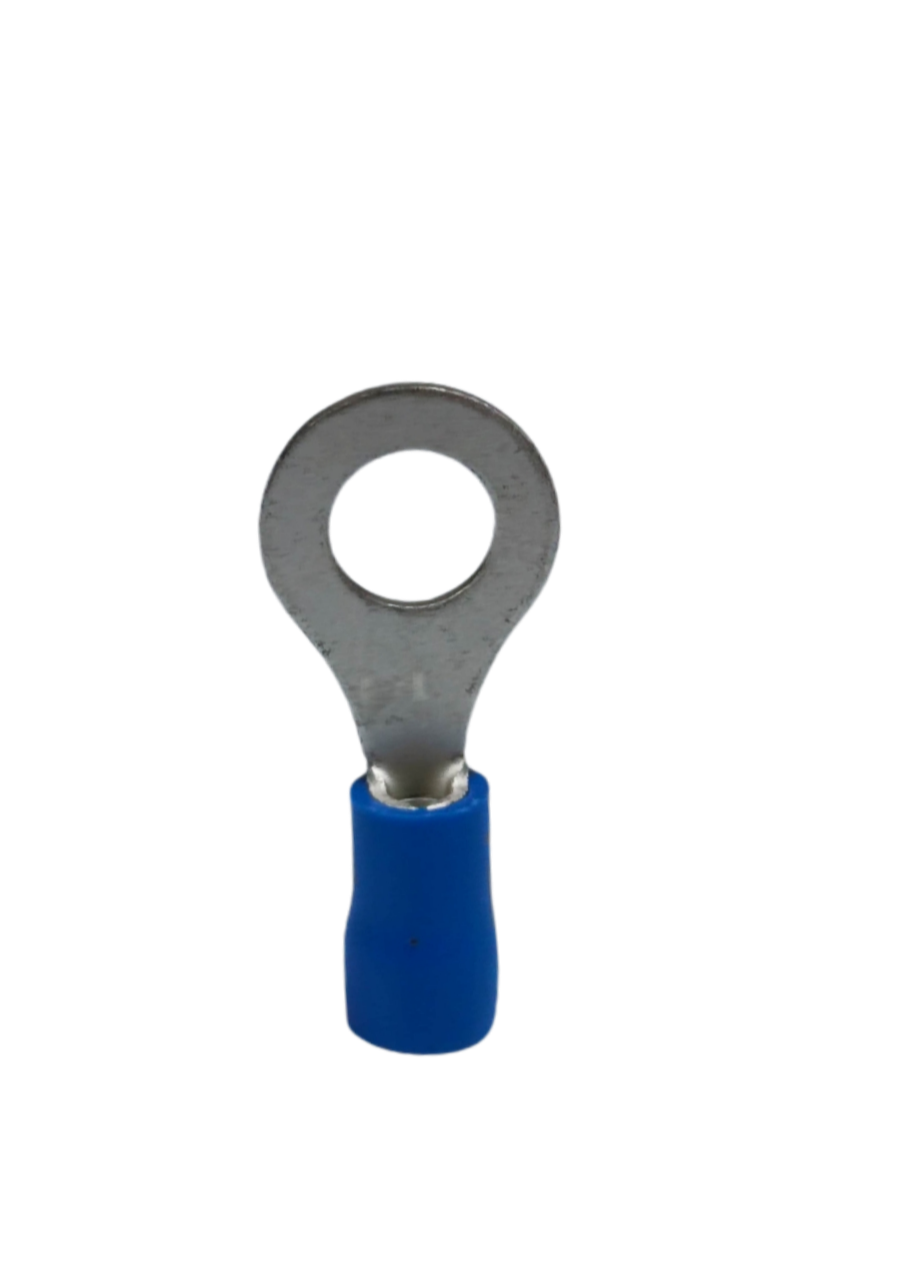 Local Terminal Lugs Ring Type Blue Insulation 3.5mm (10Pcs + 10Pcs Free) , Ring Terminal Lugs,  Round Terminal Lugs