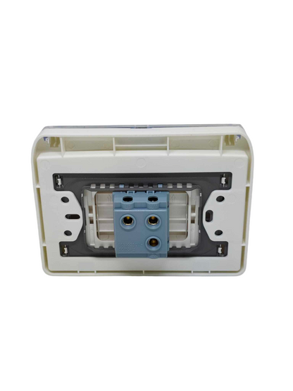 Grazen Weatherproof Cover with 1 Gang 3 Way Switch 16A 220V WC-019-W+GW-002