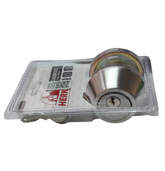 Deadbolt Single Cylinder ( Herks) HL3001SS Chrome