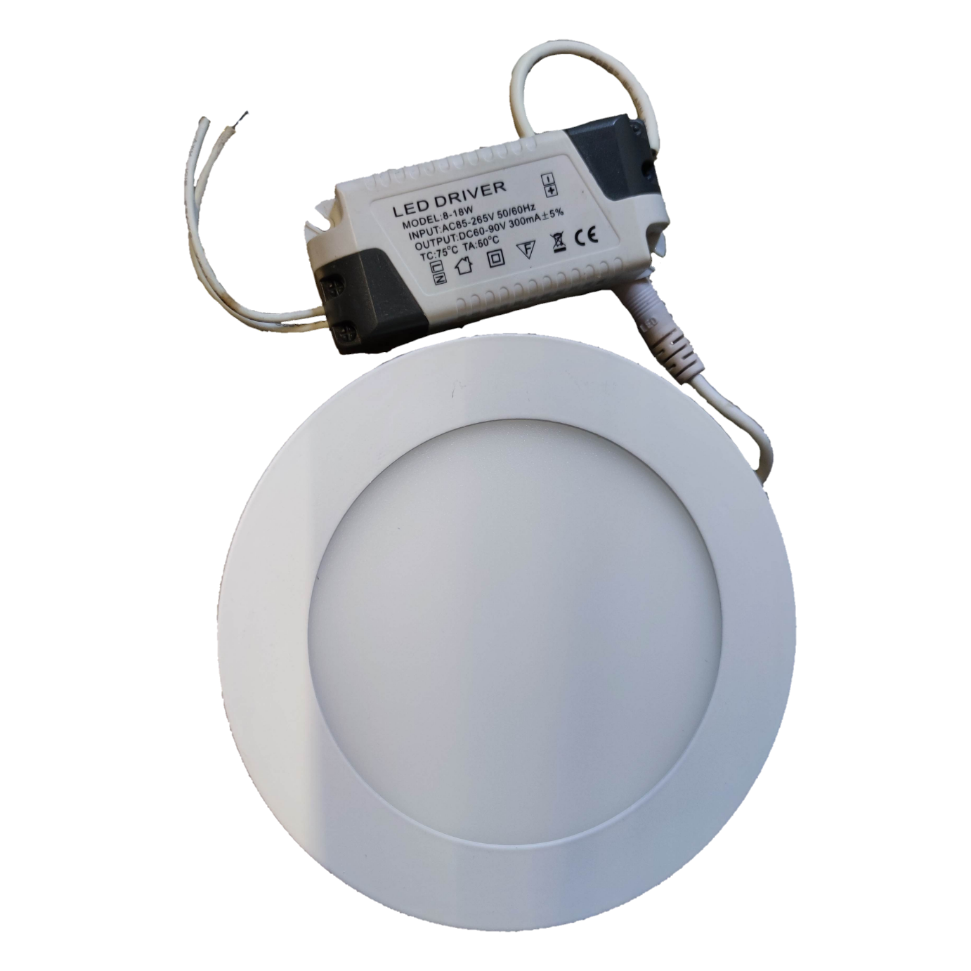 OES 9W LED downlight slim daylight 6500K 220V with integrated LED driver for bright lighting